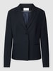 Jake*s Collection Blazer mit mit Viskose-Anteil und Paspeltaschen Marine