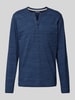 Blend Shirt met lange mouwen en knoopsluiting Marineblauw