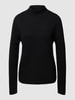 Fynch-Hatton Strickpullover mit Stehkragen Modell 'Basic' Black