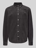 Carhartt Work In Progress Regular Fit Freizeithemd in Cord-Optik Modell 'Madison' Anthrazit