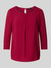 More & More Blouseshirt met ronde hals Rood