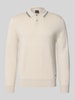 Paul Smith Regular Fit Poloshirt in Strick-Optik Beige