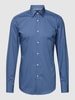 BOSS Slim Fit Business-Hemd mit Kentkragen Modell 'HANK' Petrol