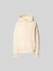 Kenzo Oversized Hoodie mit Label-Print Ecru