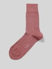 Falke Socken mit Label-Detail Modell 'Family' Bordeaux Melange