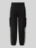 EA7 Emporio Armani Tapered Fit Sweatpants mit Cargotaschen Modell 'ATHLETIC MIX' Black