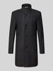 BOSS Regular Fit Kurzmantel aus Woll-Mix Modell 'H-HYDE' Anthrazit