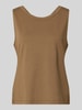 s.Oliver RED LABEL regular fit tanktop van katoenmix Middenbruin