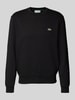 Lacoste Sweatshirt met logodetail Zwart