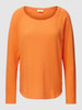 Marc O'Polo Denim Shirt met lange mouwen in gemêleerde look Oranje