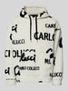 CARLO COLUCCI Oversized Hoodie mit Känguru-Tasche Offwhite
