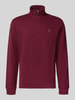 Polo Ralph Lauren Gebreide pullover met opstaande kraag Donkerrood