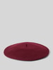Loevenich Béret aus reiner Wolle Bordeaux