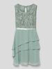 G.O.L. Kleid mit Spitzenbesatz Mint