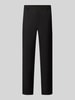 Armani Exchange straight fit broek met viscose Zwart