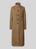 Milo Coats Regular Fit Mantel mit Stehkragen Modell 'NADA' Taupe