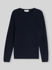 Tom Tailor Denim sweter z czystej bawełny o kroju regular fit Granatowy