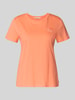 Tom Tailor Denim regular fit T-shirt van puur katoen Koraal