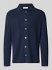 GRAN SASSO Strickjacke aus Schurwoll-Mix mit Kaschmir-Anteil Marine