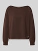 Smith and Soul Relaxed Fit Pullover aus Baumwoll-Mix Dunkelbraun
