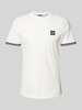 Antony Morato T-Shirt mit Label-Badge Weiss