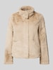 Only Regular Fit Webpelzjacke mit Stehkragen Modell 'NEWVIDA' Beige