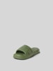 Kenzo Slides mit Label-Print Khaki