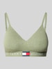 TOMMY HILFIGER Beha van katoenmix, model 'TH HERITAGE' Olijfgroen