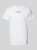 Tommy Jeans T-shirt z nadrukiem z logo Biały