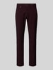 bugatti Regular Fit Chino im 5-Pocket-Design Modell 'CORDOBA' Bordeaux