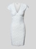 Review Minikleid mit V-Auschnitt Weiss