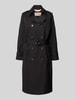 Christian Berg Woman Selection Trenchcoat mit Gürtel Black