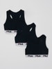 FILA Bustier met stretch in een set van 3 stuks  Marineblauw