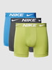 Nike Trunks mit Label-Print im 3er-Pack Gruen
