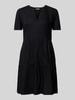 Only Mini-jurk van viscose met bloemenmotief, model 'ZALLY LIFE' Zwart