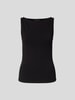 Anine Bing Tanktop mit U-Boot-Ausschnitt Schwarz