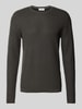 Only & Sons Gebreide pullover met ronde hals, model 'ERIC' Antraciet