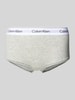 Calvin Klein Underwear Panties mit Logo-Stitching Modell 'Boyleg' Hellgrau