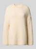 Selected Femme Oversized Strickpullover aus Alpaka-Mix Modell 'GABRIELLA' Offwhite