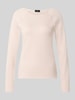 monari Regular fit shirt met lange mouwen van viscosemix Rosé