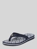 Tommy Hilfiger Teenslippers met labelapplicatie Marineblauw