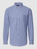 Polo Ralph Lauren Slim fit vrijetijdsoverhemd met vichy-ruit Marineblauw