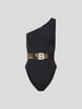 Balmain Badeanzug im One-Shoulder-Design Schwarz