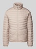 Jack & Jones Steppjacke mit Stehkragen Modell 'STATE' Beige