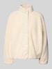 Jake*s Casual Bluza rozpinana ze sztucznym kożuszkiem Écru