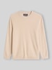 Marc O'Polo Pullover aus Baumwollmix mit weicher Strukturoptik Beige