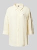 Tommy Hilfiger Relaxed Fit Bluse aus reinem Leinen Hellgelb