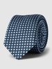 BOSS Stropdas met all-over motief (6,0 cm) Marineblauw