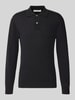 Selected Regular Fit Poloshirt aus reiner Baumwolle Modell 'TORINO' Black