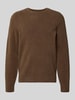 Marc O'Polo Denim Regular fit pullover met katoen Taupe